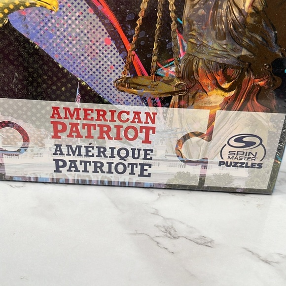 SPIN MASTER 1000 Pc American Patriot Puzzle New Sealed Box 19.25"x26.6" Made USA - Picture 7 of 7